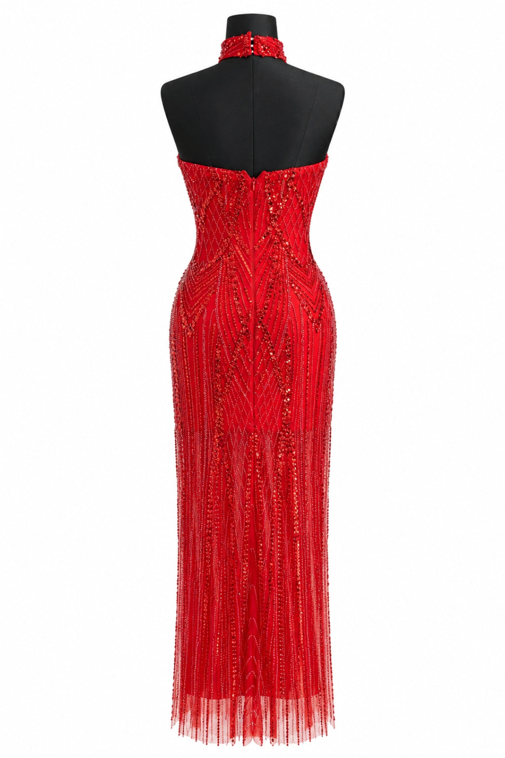 Rochia Scarlet Muse – Rochie roșie de seară, pe comandă