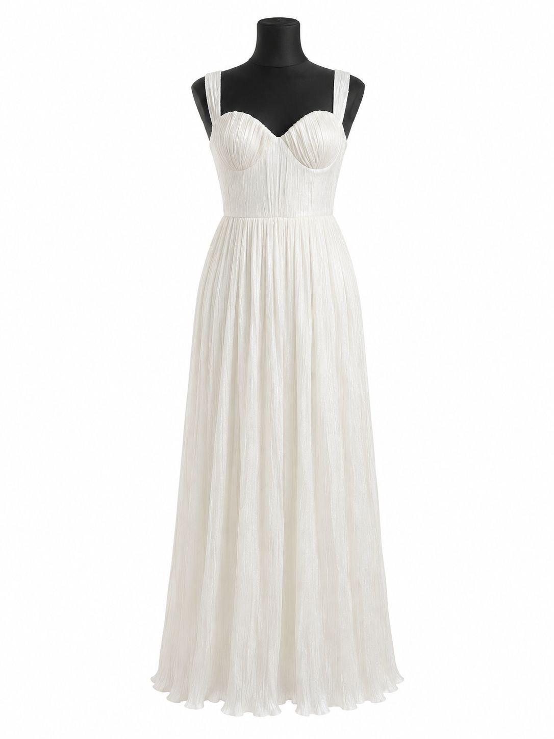 Rochia Élia – Rochie albă pe comandă, elegantă și feminină