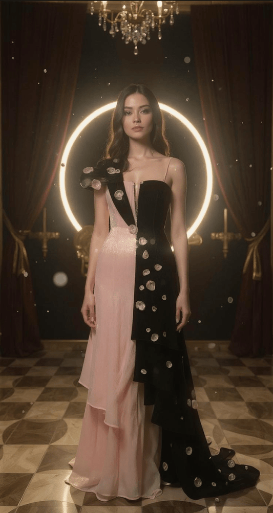 Rochie Dualitate Florala - Atelier Roxana Ciobanu